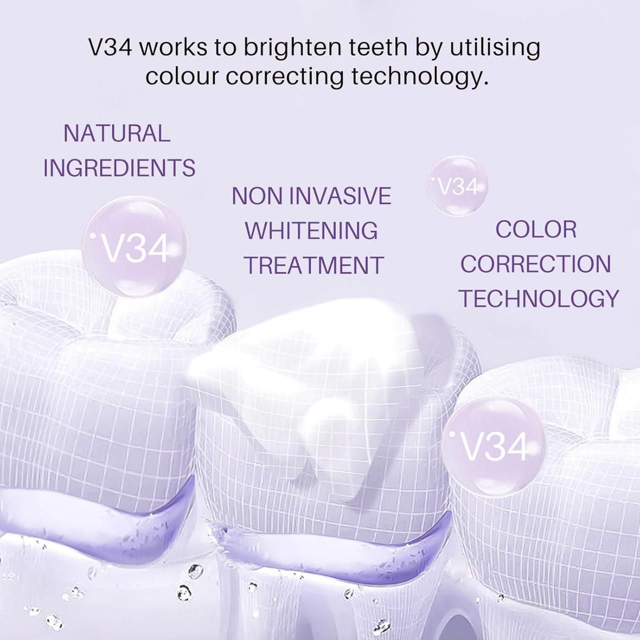 Lanthome Teeth Whitening Spray Mousse V34 Whiten 50ml (Pack Of 2)