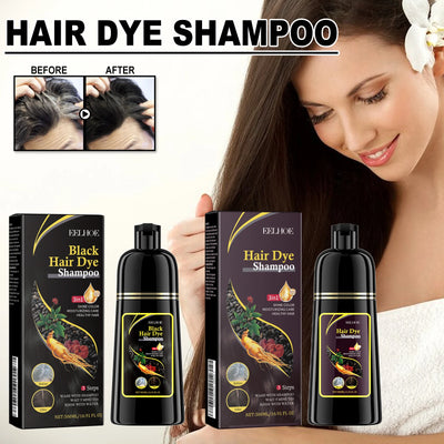 Eelhoe Black Hair Shampoo 500ml – Herbal Repair & Dye