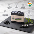 Handmade Charcoal Soap | Deep Cleansing Bath Bar | Made in India