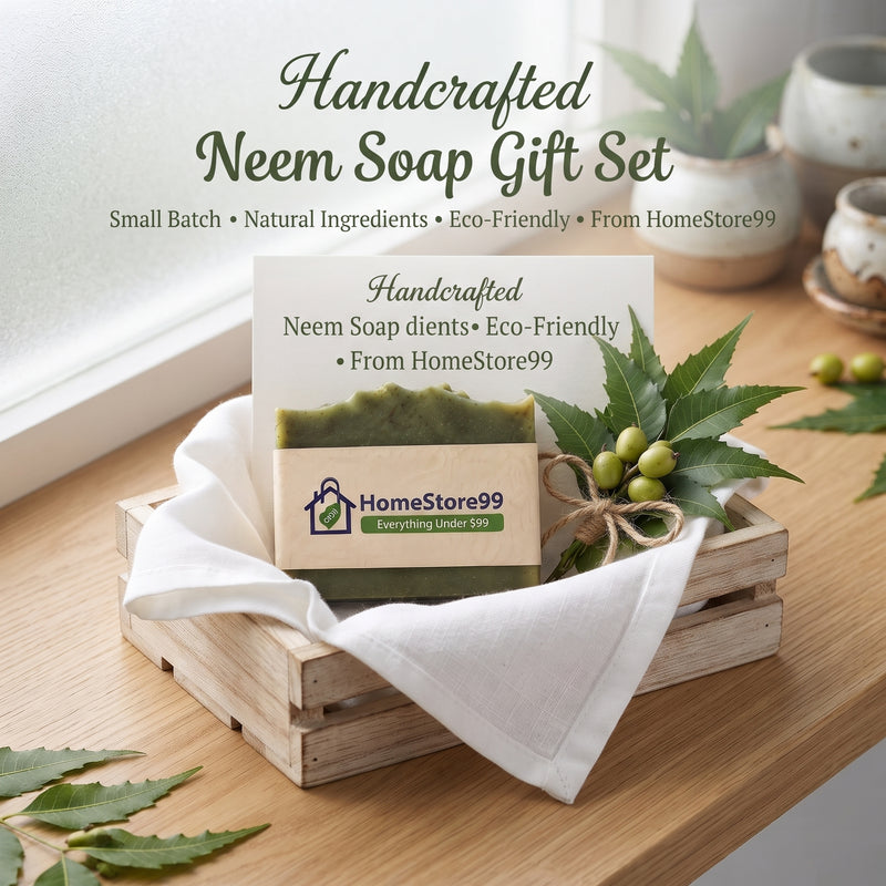 Handmade Neem Soap | Natural Purifying Bath Bar | Made in India