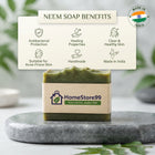 Handmade Neem Soap | Natural Purifying Bath Bar | Made in India