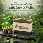 Handmade Soap Gift Set (4 Pack) | Rose, Neem, Charcoal & Turmeric | Made in India