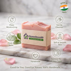 Handmade Rose Soap | Natural Moisturizing Bath Bar | Made in India