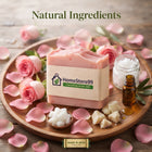 Handmade Rose Soap | Natural Moisturizing Bath Bar | Made in India