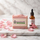 Handmade Soap Gift Set (4 Pack) | Rose, Neem, Charcoal & Turmeric | Made in India