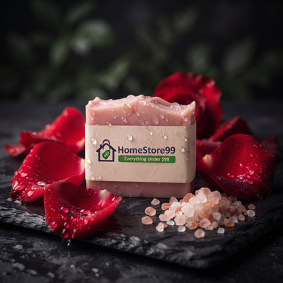 Handmade Rose Soap | Natural Moisturizing Bath Bar | Made in India