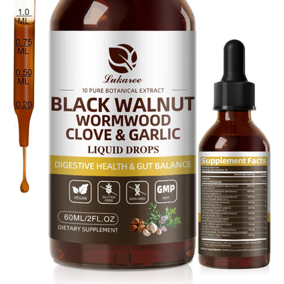 Lukaree Black Walnut Drops 60ml – Digestive & Detox Support