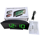 LED Mirror Alarm Clock – Large Display Digital Clock