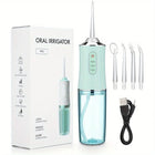 Portable Oral Irrigator – USB Rechargeable Water Flosser