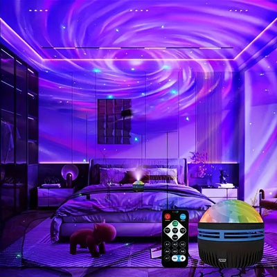 LED Galaxy Projector – 7 Modes USB Night Light