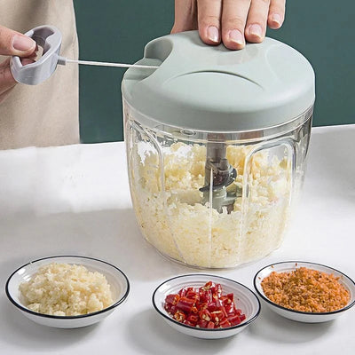 Manual Meat Mincer & Garlic Chopper – Kitchen Cutter Tool