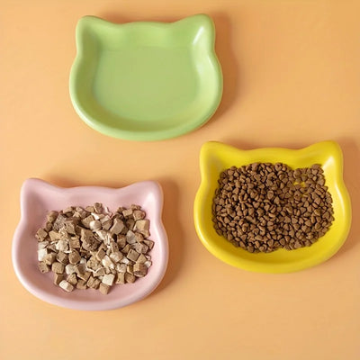 4-Color Pet Bowl – Anti-Black-Nose Feeding Dish
