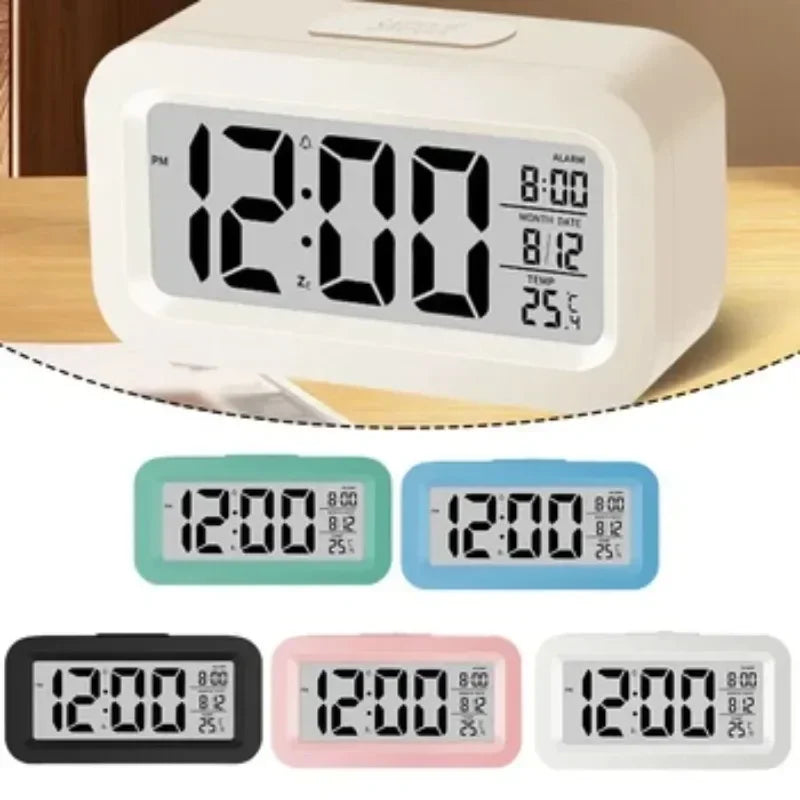 LED Digital Desk Clock – Alarm, Calendar & Multi-Function