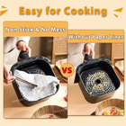 Air Fryer Disposable Paper Liners – Non-Stick Baking Sheets