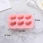 6-Hole Rose Silicone Mold – DIY Soap, Candle & Baking Tool