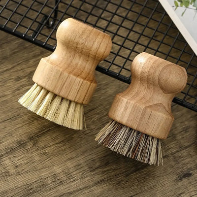 2PCS Wooden Dish Brush Set – Eco-Friendly Cleaning Tool
