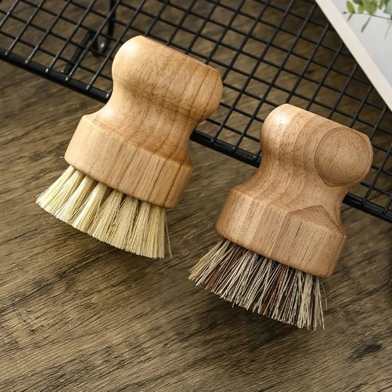 2PCS Wooden Dish Brush Set – Eco-Friendly Cleaning Tool