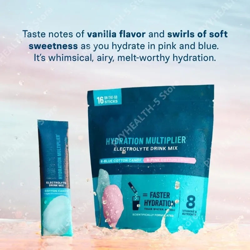 Electrolyte Powder Drink Mix – Cotton Candy (16 Servings)
