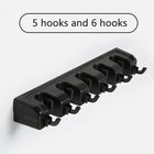 Wall Mounted Mop Holder – Multi-Slot Broom Organizer