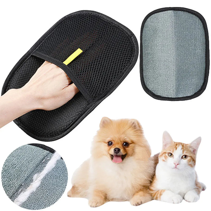 Pet Grooming Gloves – Hair Remover Brush