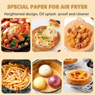 Air Fryer Disposable Paper Liners – Non-Stick Baking Sheets