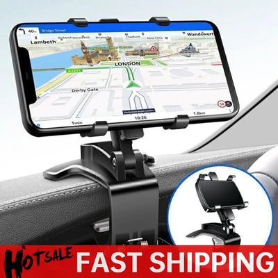 Portable Rotatable Car Phone Holder – Multi-Mount Design