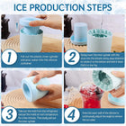 Cylinder Silicone Ice Cube Mold – 3D Lattice Design for Slow-Melting, Stylish Ice Cubes