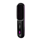 Cordless Hair Straightener Brush – 3 Temp Anti-Scald Styling Tool