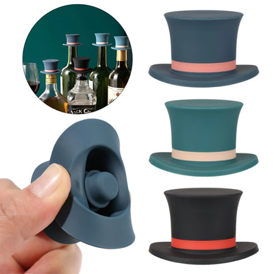 Silicone Bottle Stopper – Wine & Beverage Sealer
