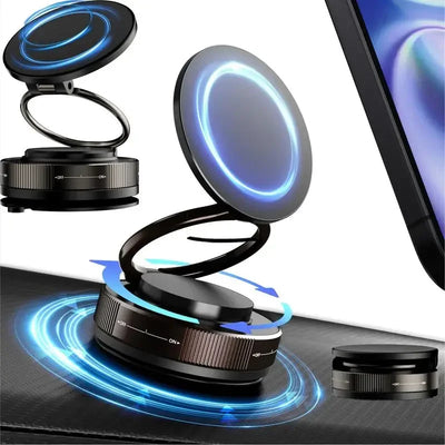 360° Magnetic Phone Mount – Foldable Suction Holder