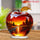 Clear Apple Collectible Figurines Crafts Crystal Apple Figurine Paperweight Home Office Handmade Statue Ornament Decoration