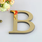 3D Mirror Letter Wall Stickers – Gold Acrylic Decor