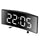 Electronic Alarm Clock Noiseless Design Digital LED Large Display Mirror Electronic Clock Digital Alarm Clock LED Mirror Clocks