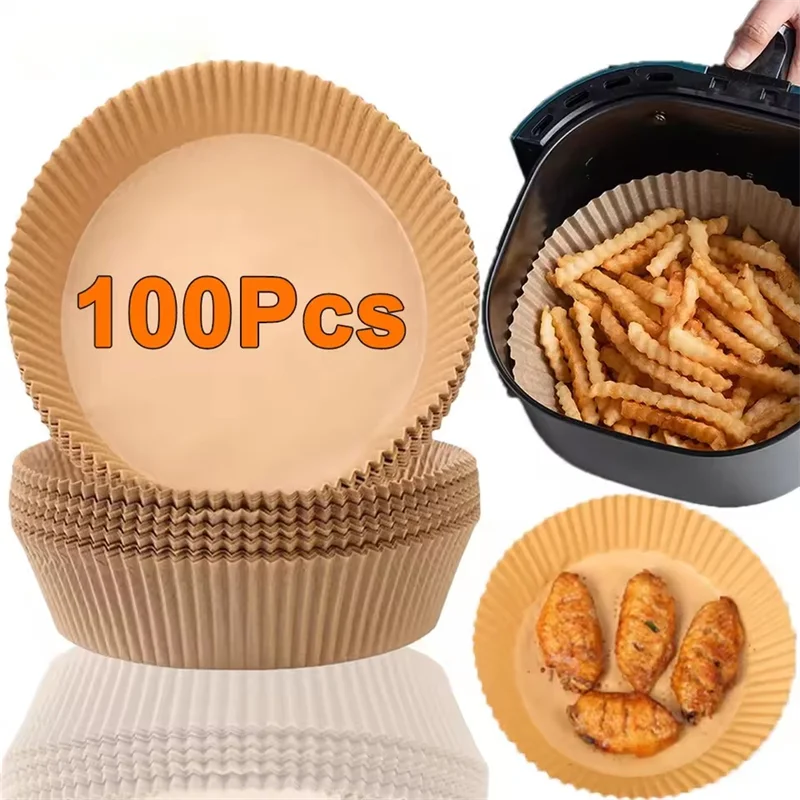 Air Fryer Disposable Paper Liners – Non-Stick Baking Sheets