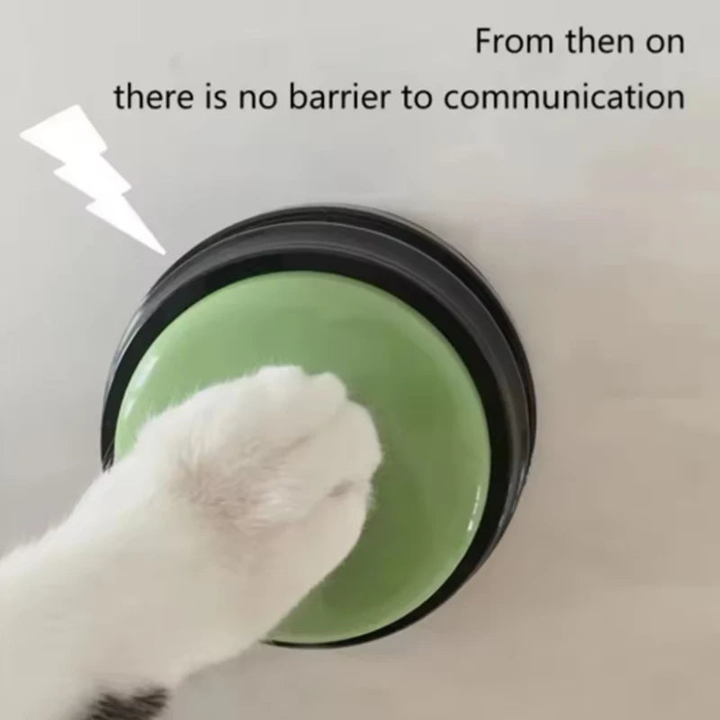 Recordable Talking Dog Buttons – Interactive Pet Toy