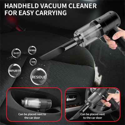 Handheld Portable Vacuum Cleaner – Compact Car & Home Cleaner