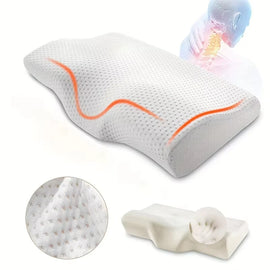 Butterfly Memory Pillow, Suitable For Side Sleepers, Orthopedic Neck Sleep Pillow, Ideal For Side Lying And Back Support.
