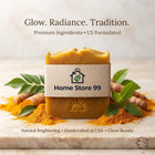 Handmade Turmeric Soap | Brightening Bath Bar | Made in India