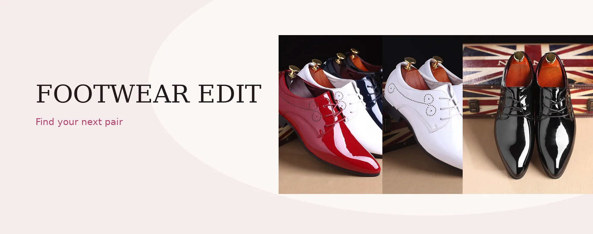 FOOTWEAR EDITORIAL BANNER