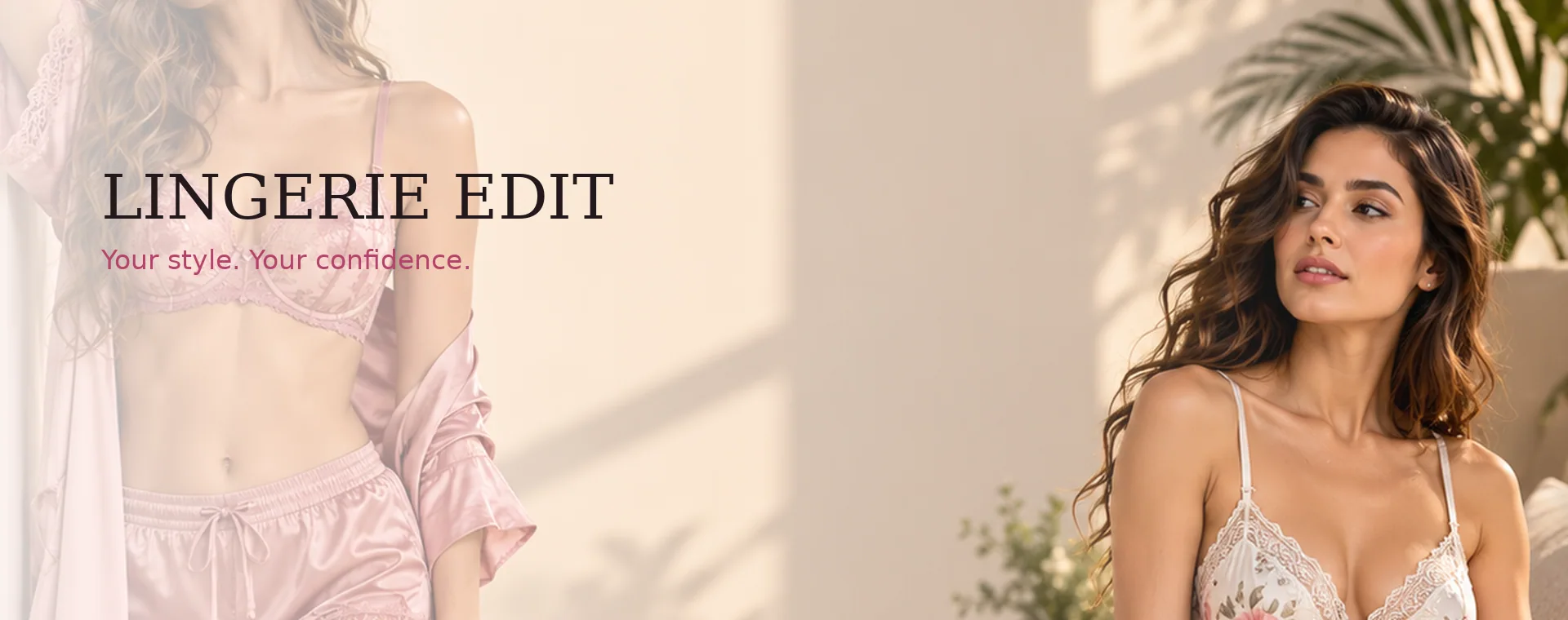 LINGERIE EDITORIAL BANNER