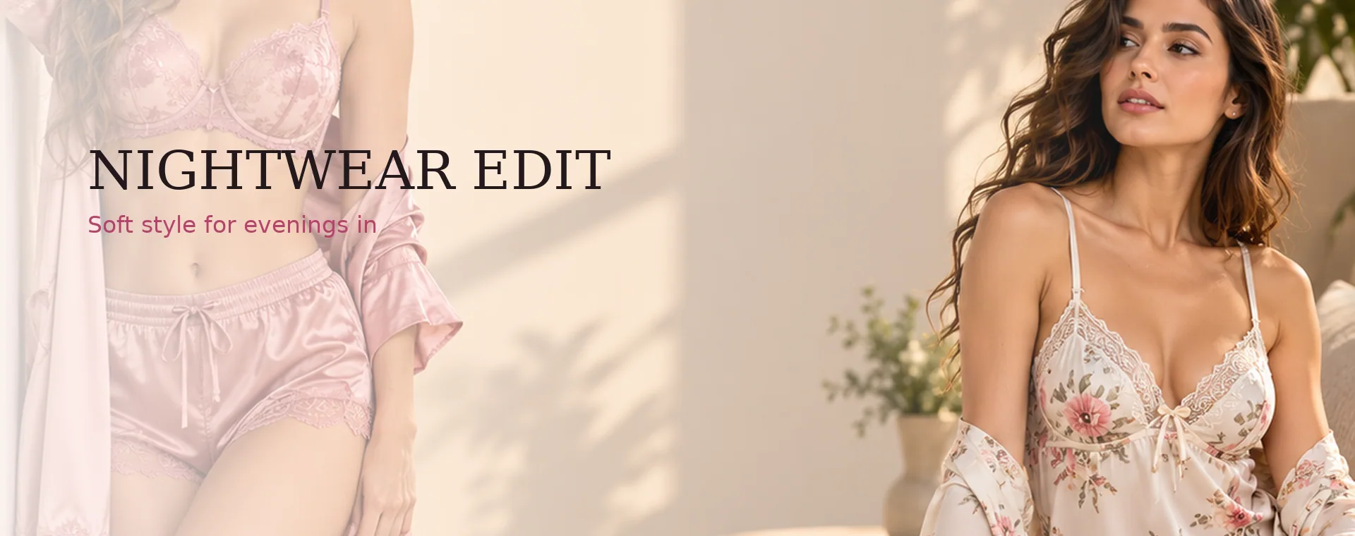 NIGHTWEAR EDITORIAL BANNER